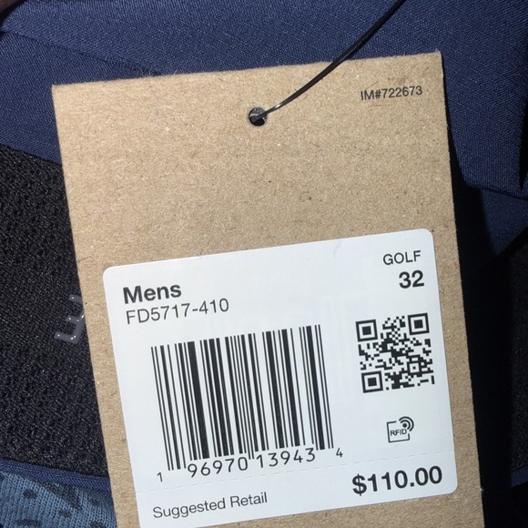 NEW Nike Tour Repel Golf Jogger Pants Navy Blue Standard Mens Size 32 FD5717-410 - Picture 8 of 8